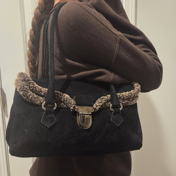 Stuart Weitzman Vintage Suede Satchel - Picture 8 of 8